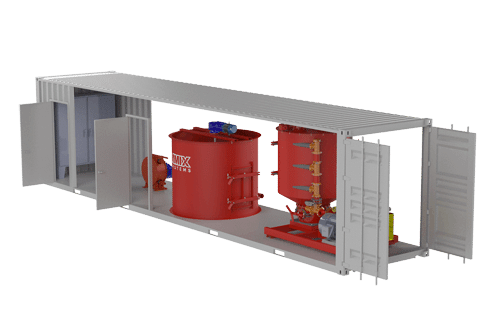 modular grout mixing plant